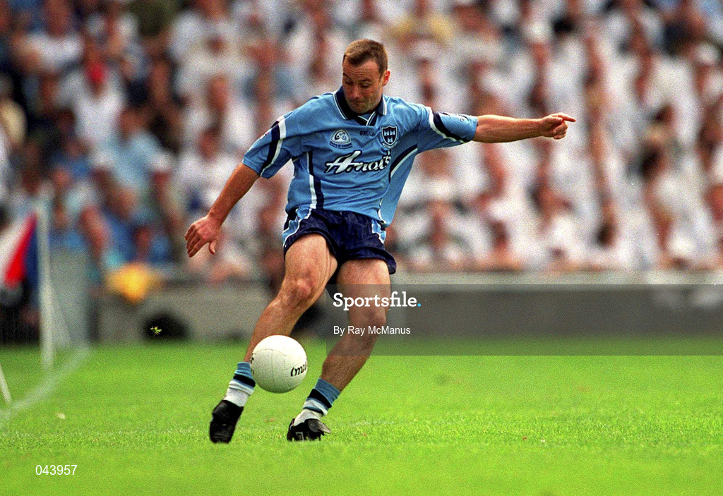 30 July 2000; Paul Curran of Dublin during the Bank of Ireland Leinster Senior Football Championship Final between Dublin and Kildare at Croke Park in Dublin. Photo by Ray McManus/Sportsfile