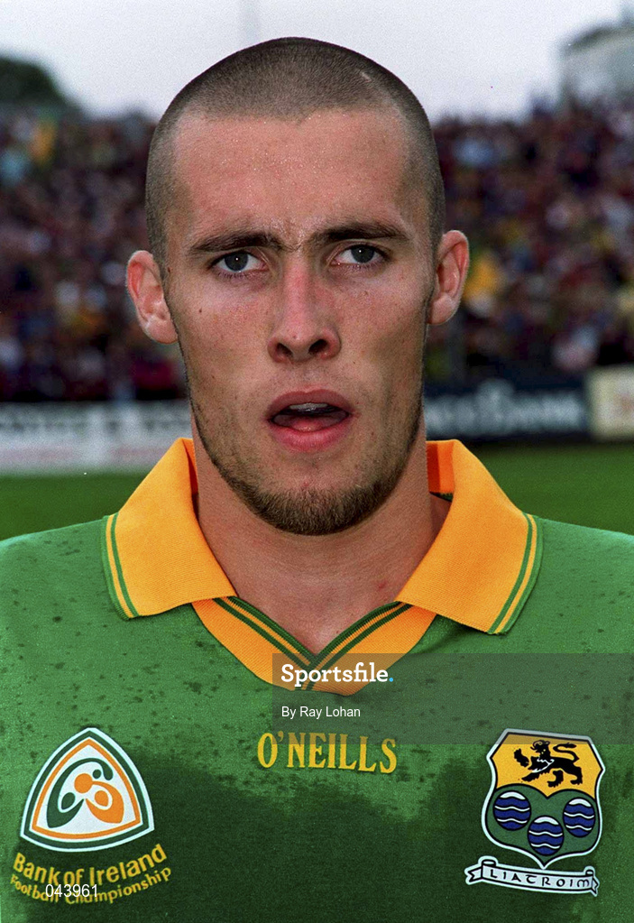 30 July 2000; Derek Kelleher of Leitrim during the Bank of Ireland Connacht Senior Football Championship Final between Galway and Leitrim at Dr Hyde Park in Roscommon. Photo by Ray Lohan/Sportsfile
