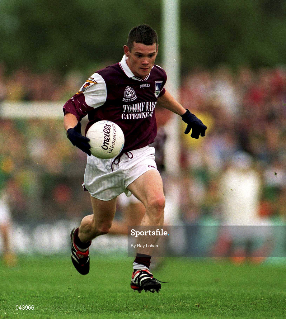 30 July 2000; Declan Meehan of Galway during the Bank of Ireland Connacht Senior Football Championship Final between Galway and Leitrim at Dr Hyde Park in Roscommon. Photo by Ray Lohan/Sportsfile