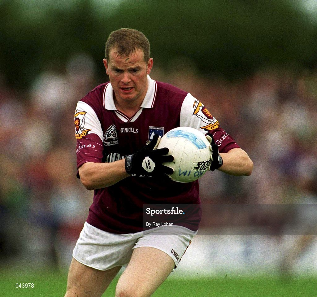 30 July 2000; John Donnellan of Galway during the Bank of Ireland Connacht Senior Football Championship Final between Galway and Leitrim at Dr Hyde Park in Roscommon. Photo by Ray Lohan/Sportsfile