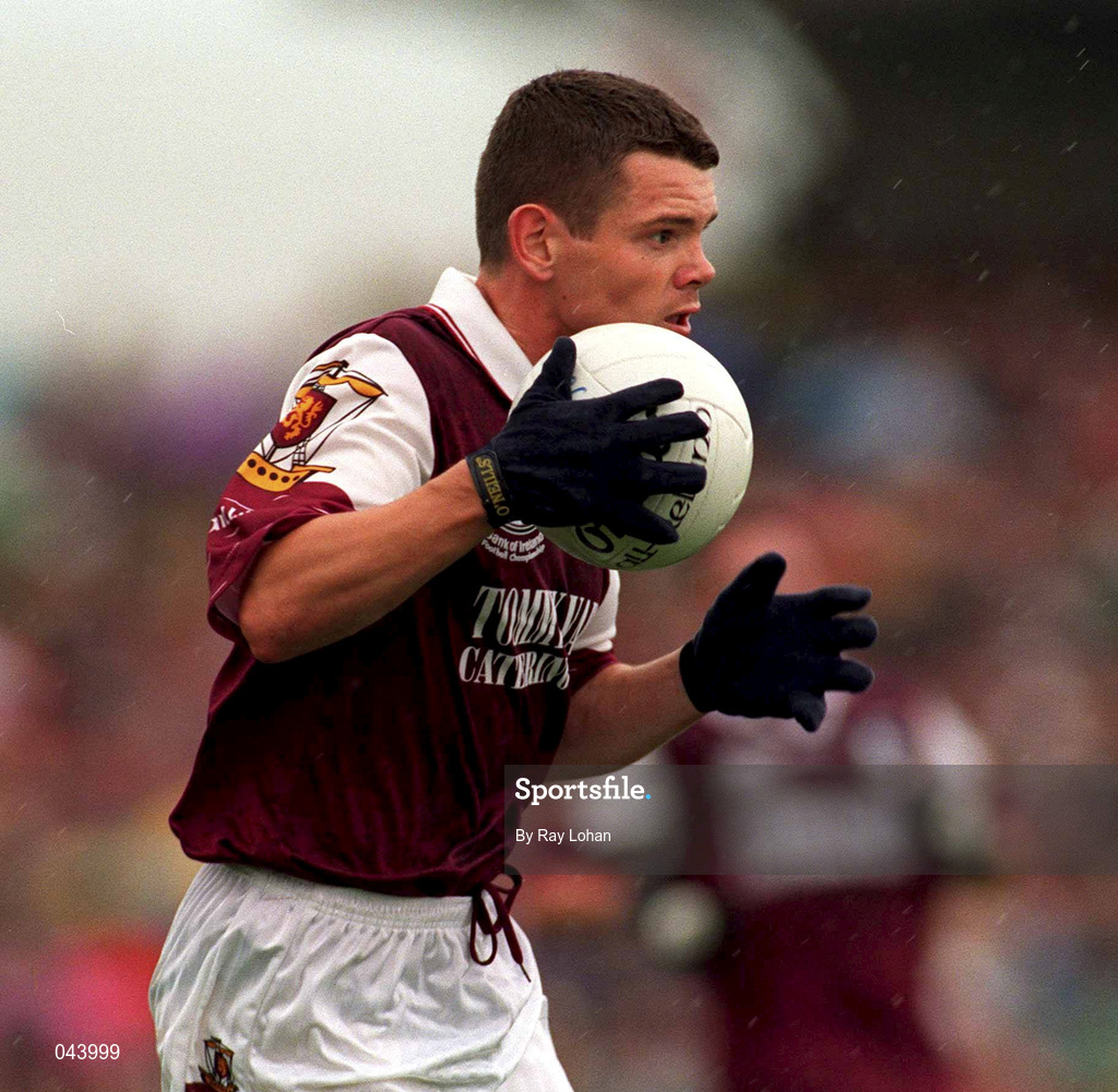 30 July 2000; Declan Meehan of Galway during the Bank of Ireland Connacht Senior Football Championship Final between Galway and Leitrim at Dr Hyde Park in Roscommon. Photo by Ray Lohan/Sportsfile