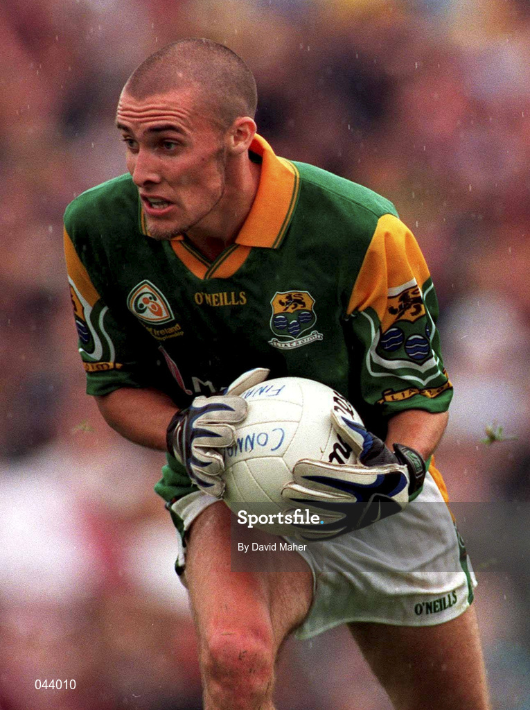30 July 2000; Derek Kelleher of Leitrim during the Bank of Ireland Connacht Senior Football Championship Final between Galway and Leitrim at Dr Hyde Park in Roscommon. Photo by David Maher/Sportsfile