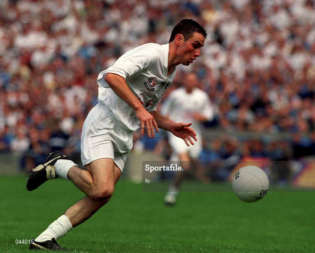 30 July 2000; Padraig Brennan of Kildare during the Bank of Ireland Leinster Senior Football Championship Final between Dublin and Kildare at Croke Park in Dublin. Photo by John Mahon/Sportsfile