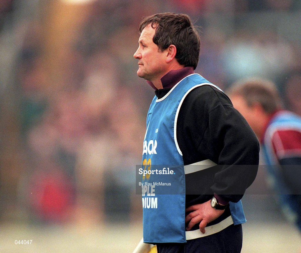 13 February 2000; Athenry selector PJ Molloy during the AIB All-Ireland Senior Club Hurling Championship Semi-Final match between Athenry, Galway, and Birr, Offaly, at Semple Stadium in Thurles, Tipperary. Photo by Ray McManus/Sportsfile
