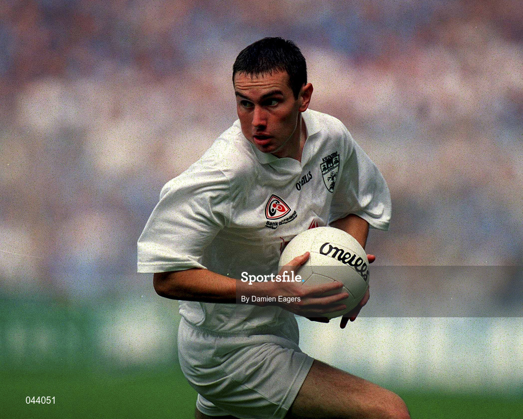 30 July 2000; Padraig Brennan of Kildare during the Bank of Ireland Leinster Senior Football Championship Final between Dublin and Kildare at Croke Park in Dublin. Photo by Damien Eagers/Sportsfile