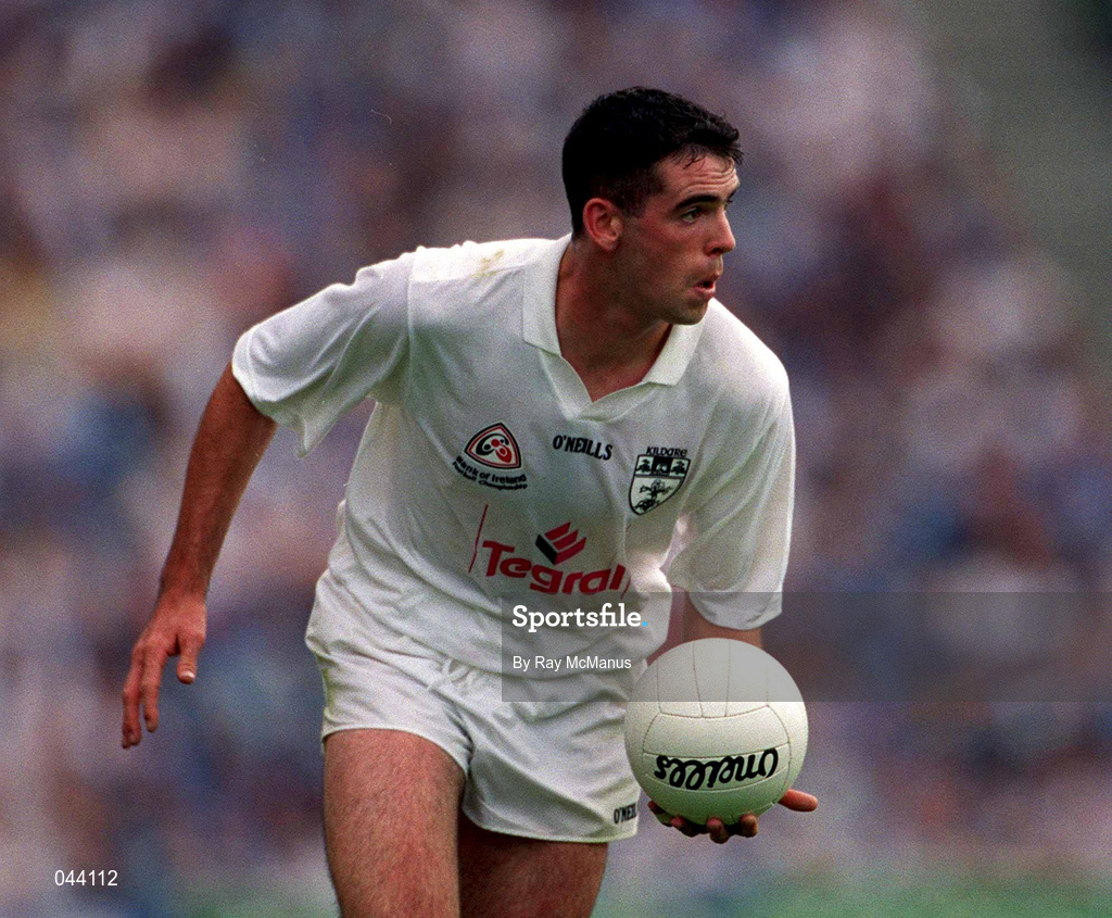 30 July 2000; Dermot Earley of Kildare during the Bank of Ireland Leinster Senior Football Championship Final between Dublin and Kildare at Croke Park in Dublin. Photo by Ray McManus/Sportsfile