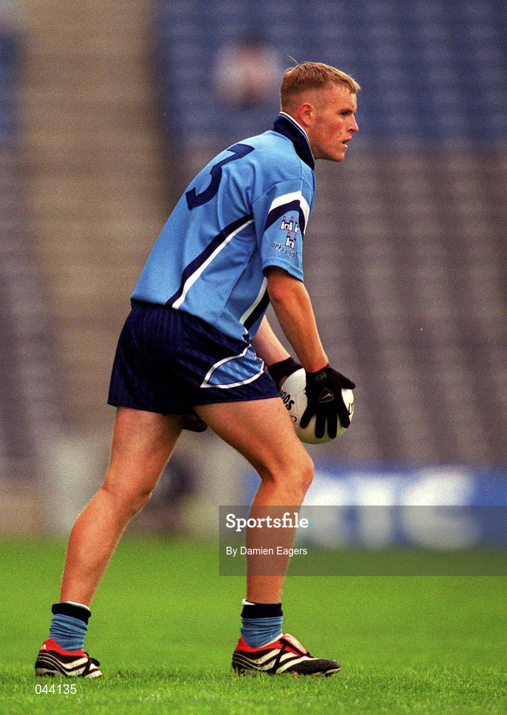 30 July 2000; Stephen Mills of Dublin during the Leinster Minor Football Championship Final between Dublin and Westmeath at Croke Park in Dublin. Photo by Damien Eagers/Sportsfile