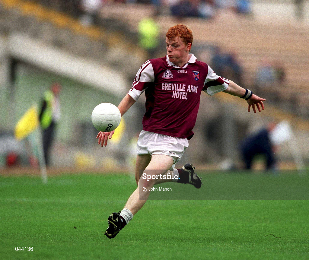 30 July 2000; Arie Cleere of Westmeath during the Leinster Minor Football Championship Final between Dublin and Westmeath at Croke Park in Dublin. Photo by John Mahon/Sportsfile