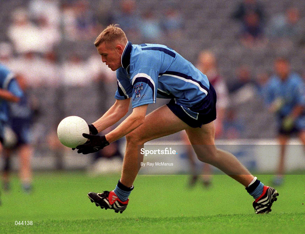 30 July 2000; Stephen Mills of Dublin during the Leinster Minor Football Championship Final between Dublin and Westmeath at Croke Park in Dublin. Photo by Ray McManus/Sportsfile