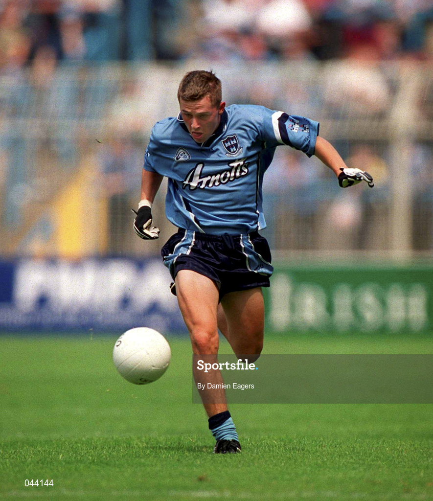 30 July 2000; Cillian O'Driscoll of Dublin during the Leinster Minor Football Championship Final between Dublin and Westmeath at Croke Park in Dublin. Photo by Damien Eagers/Sportsfile