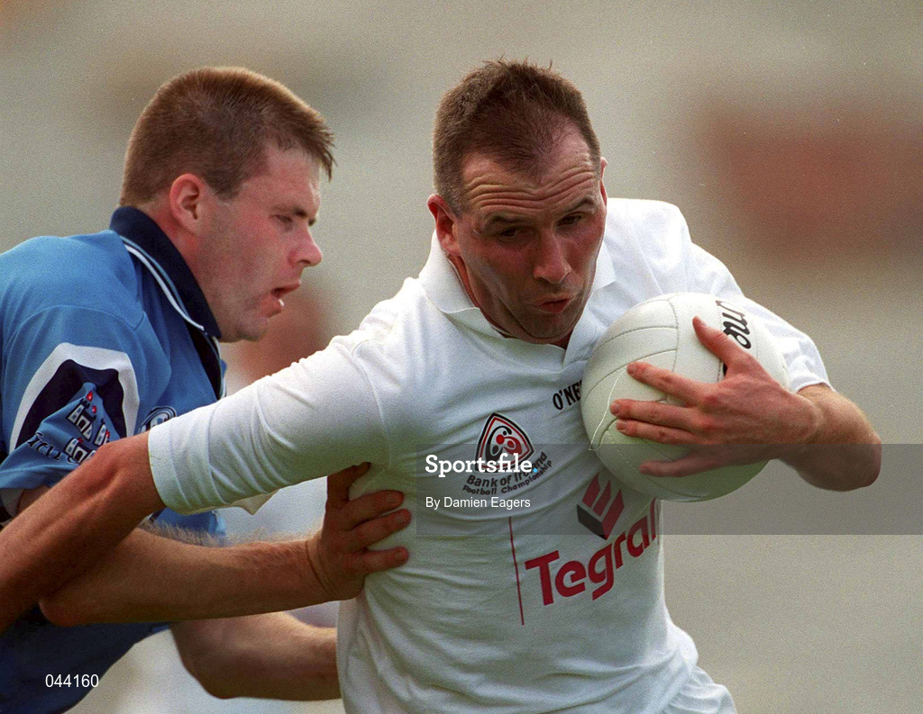 30 July 2000; Glenn Ryan of Kildare during the Bank of Ireland Leinster Senior Football Championship Final between Dublin and Kildare at Croke Park in Dublin. Photo by Damien Eagers/Sportsfile