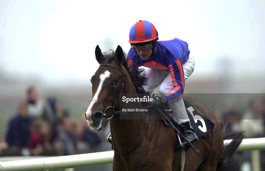 31 July 2000; Hemingway, with Mick Kinane up, on the way to winning the GPT Industrial Properties C&G European Breeders Fund Maiden during the opening day of the Galway Racing Festival at Galway Racecourse in Ballybrit, Galway. Photo by Matt Browne/Sportsfile