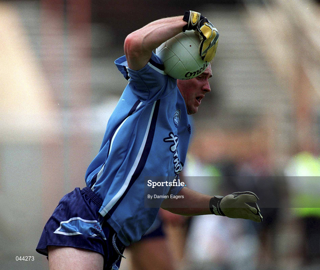 30 July 2000; Paddy Christie of Dublin during the Bank of Ireland Leinster Senior Football Championship Final between Dublin and Kildare at Croke Park in Dublin. Photo by Damien Eagers/Sportsfile