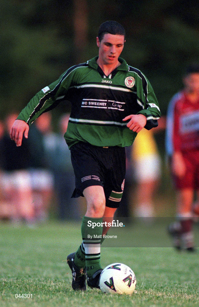 25 July 2000; Aubrey Dolan of Sligo Rovers during the Pre-Season Friendly match between Galway United and Sligo Rover in Athenry, Galway. Photo by Matt Browne/Sportsfile