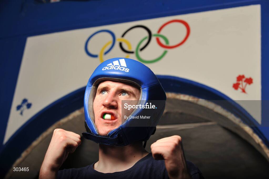 10 June 2008; Ireland's Olympic boxer Paddy Barnes during a photocall. Olympic Boxers photocall, National Stadium, Dublin. Picture credit: David Maher / SPORTSFILE *** Local Caption *** S0806060 Olympic Boxers photocall