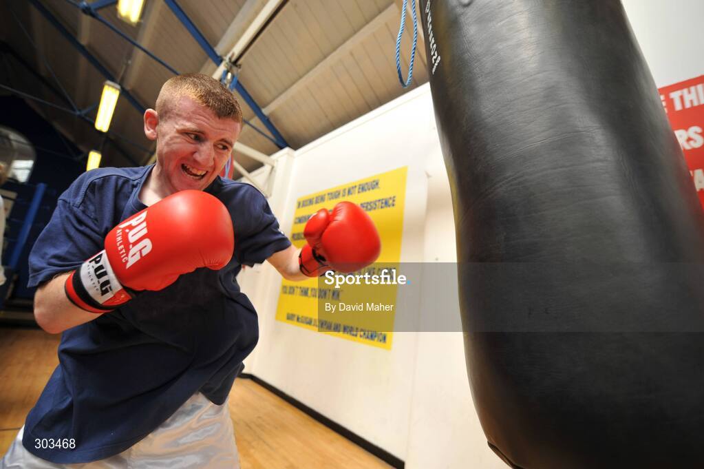 10 June 2008; Ireland's Olympic boxer Paddy Barnes during a photocall. Olympic Boxers photocall, National Stadium, Dublin. Picture credit: David Maher / SPORTSFILE *** Local Caption *** S0806060 Olympic Boxers photocall