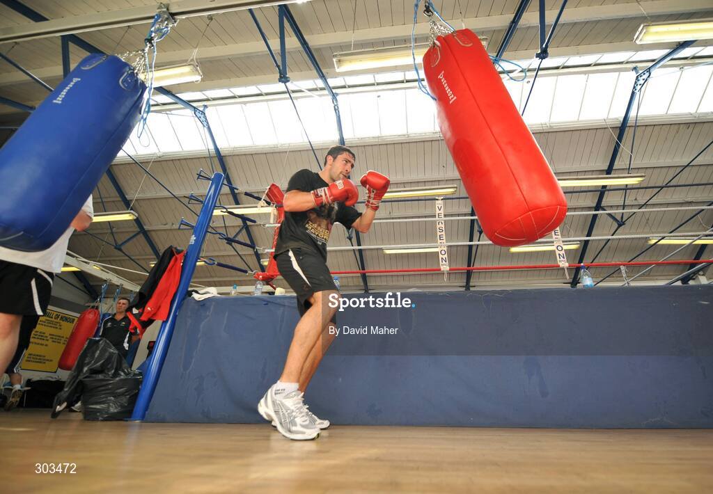 10 June 2008; Ireland's Olympic boxer Kenneth Egan during a photocall. Olympic Boxers photocall, National Stadium, Dublin. Picture credit: David Maher / SPORTSFILE *** Local Caption *** S0806060 Olympic Boxers photocall