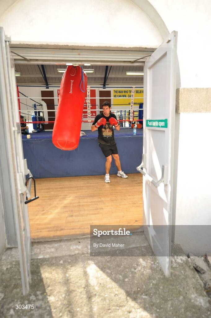 10 June 2008; Ireland's Olympic boxer Kenneth Egan during a photocall. Olympic Boxers photocall, National Stadium, Dublin. Picture credit: David Maher / SPORTSFILE *** Local Caption *** S0806060 Olympic Boxers photocall