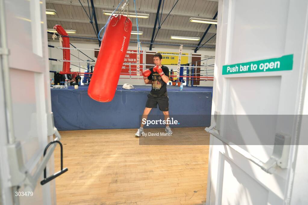 10 June 2008; Ireland's Olympic boxer Kenneth Egan during a photocall. Olympic Boxers photocall, National Stadium, Dublin. Picture credit: David Maher / SPORTSFILE *** Local Caption *** S0806060 Olympic Boxers photocall