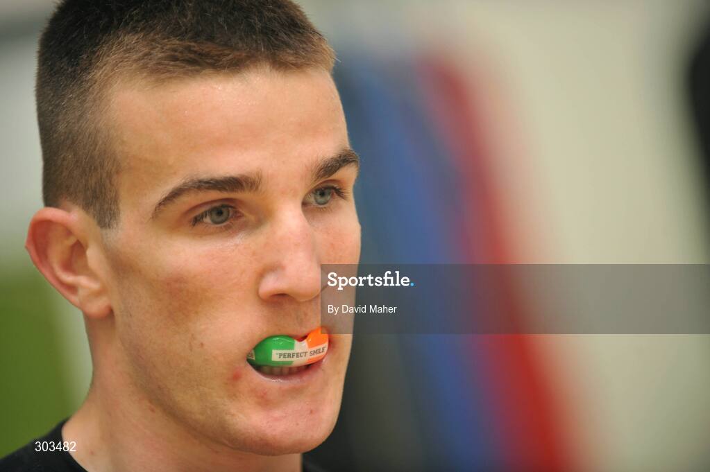 10 June 2008; Ireland's Olympic boxer John Joe Joyce during a photocall. Olympic Boxers photocall, National Stadium, Dublin. Picture credit: David Maher / SPORTSFILE *** Local Caption *** S0806060 Olympic Boxers photocall