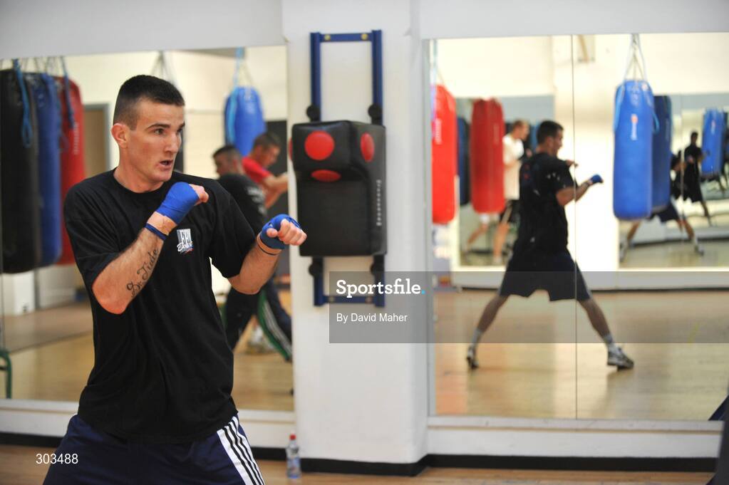 10 June 2008; Ireland's Olympic boxer John Joe Joyce during a photocall. Olympic Boxers photocall, National Stadium, Dublin. Picture credit: David Maher / SPORTSFILE *** Local Caption *** S0806060 Olympic Boxers photocall
