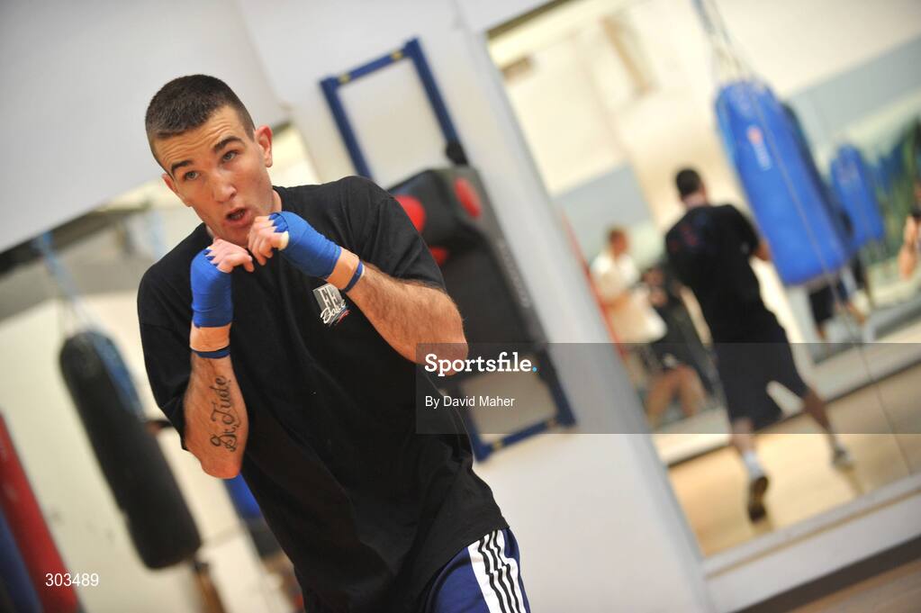 10 June 2008; Ireland's Olympic boxer John Joe Joyce during a photocall. Olympic Boxers photocall, National Stadium, Dublin. Picture credit: David Maher / SPORTSFILE *** Local Caption *** S0806060 Olympic Boxers photocall
