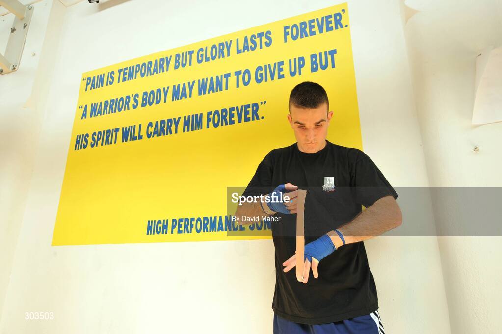 10 June 2008; Ireland's Olympic boxer John Joe Joyce during a photocall. Olympic Boxers photocall, National Stadium, Dublin. Picture credit: David Maher / SPORTSFILE *** Local Caption *** S0806060 Olympic Boxers photocall