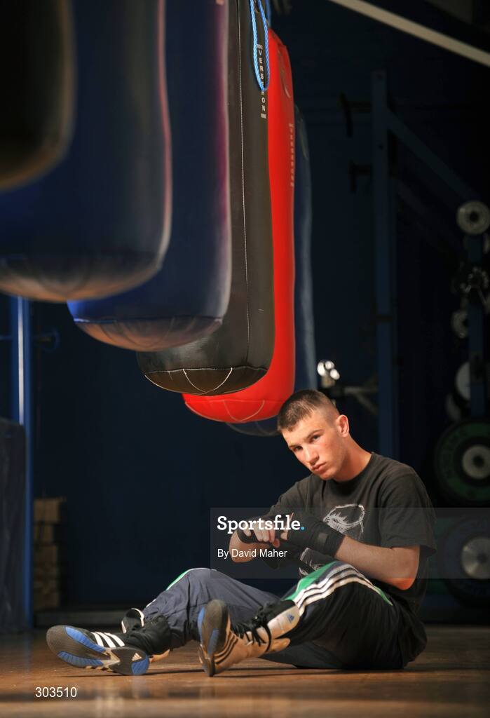 10 June 2008; Ireland's Olympic boxer John Joe Nevin during a photocall. Olympic Boxers photocall, National Stadium, Dublin. Picture credit: David Maher / SPORTSFILE *** Local Caption *** S0806060 Olympic Boxers photocall