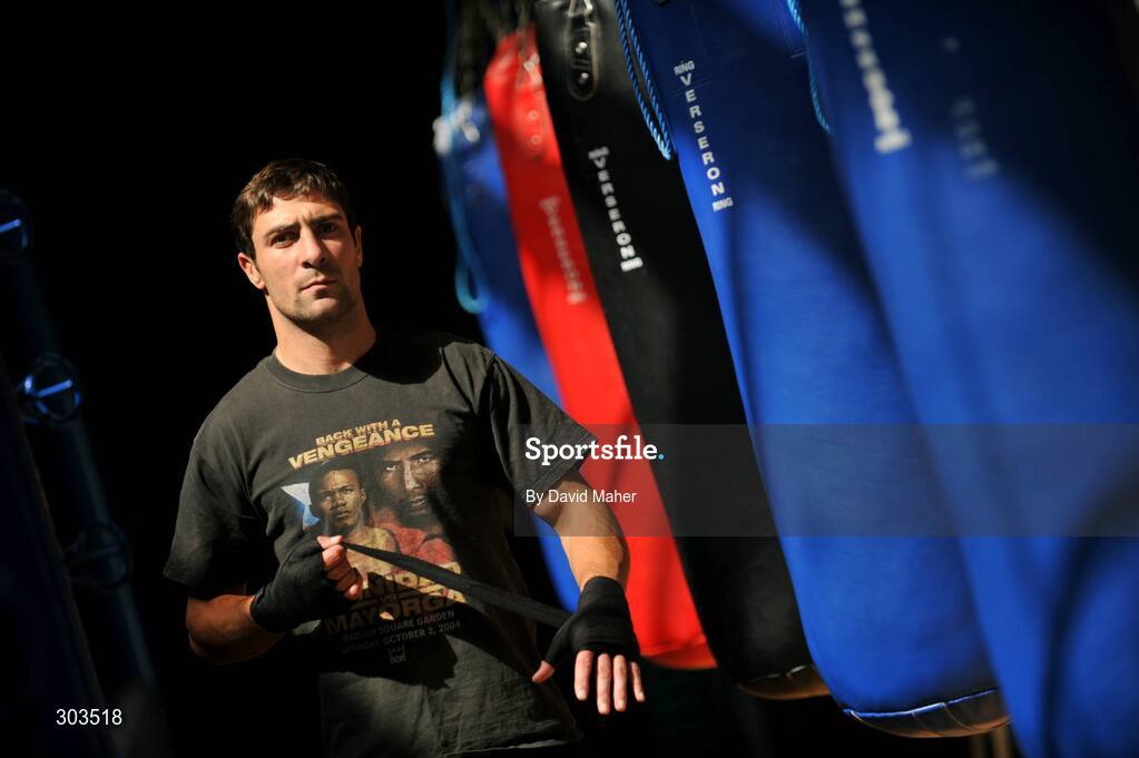 10 June 2008; Ireland's Olympic boxer Kenneth Egan during a photocall. Olympic Boxers photocall, National Stadium, Dublin. Picture credit: David Maher / SPORTSFILE *** Local Caption *** S0806060 Olympic Boxers photocall