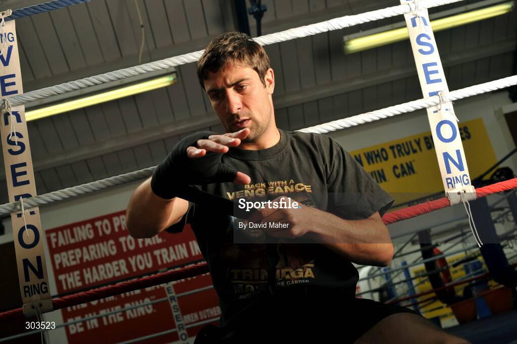 10 June 2008; Ireland's Olympic boxer Kenneth Egan during a photocall. Olympic Boxers photocall, National Stadium, Dublin. Picture credit: David Maher / SPORTSFILE *** Local Caption *** S0806060 Olympic Boxers photocall