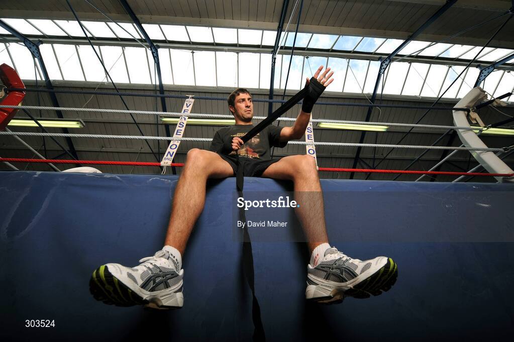 10 June 2008; Ireland's Olympic boxer Kenneth Egan during a photocall. Olympic Boxers photocall, National Stadium, Dublin. Picture credit: David Maher / SPORTSFILE *** Local Caption *** S0806060 Olympic Boxers photocall