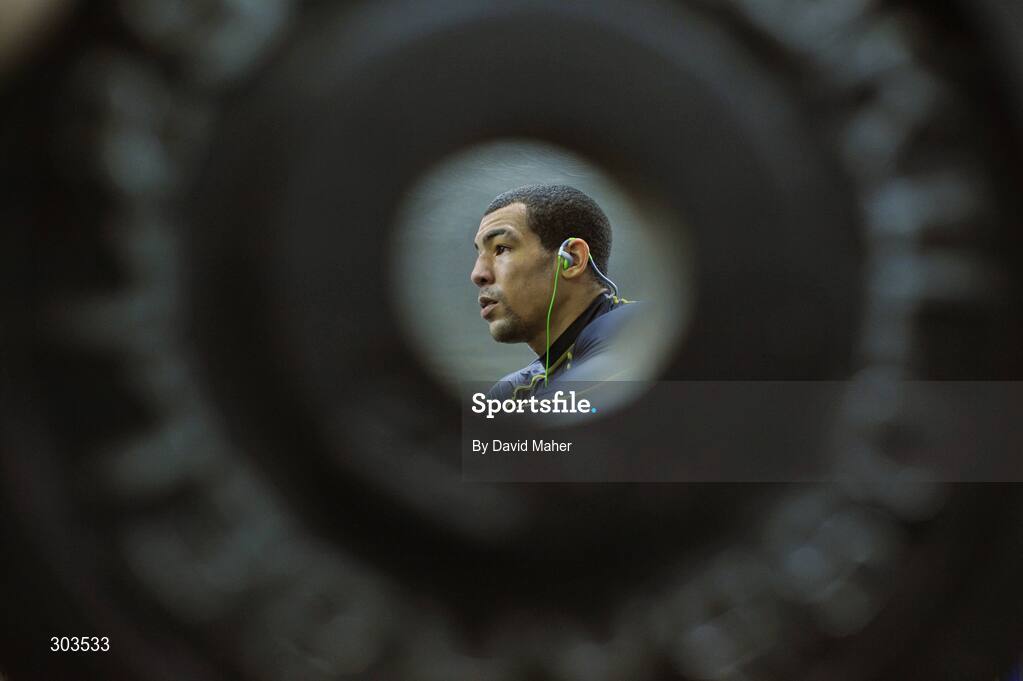 10 June 2008; Ireland's Olympic boxer Darren Sutherland during a photocall. Olympic Boxers photocall, National Stadium, Dublin. Picture credit: David Maher / SPORTSFILE *** Local Caption *** S0806060 Olympic Boxers photocall