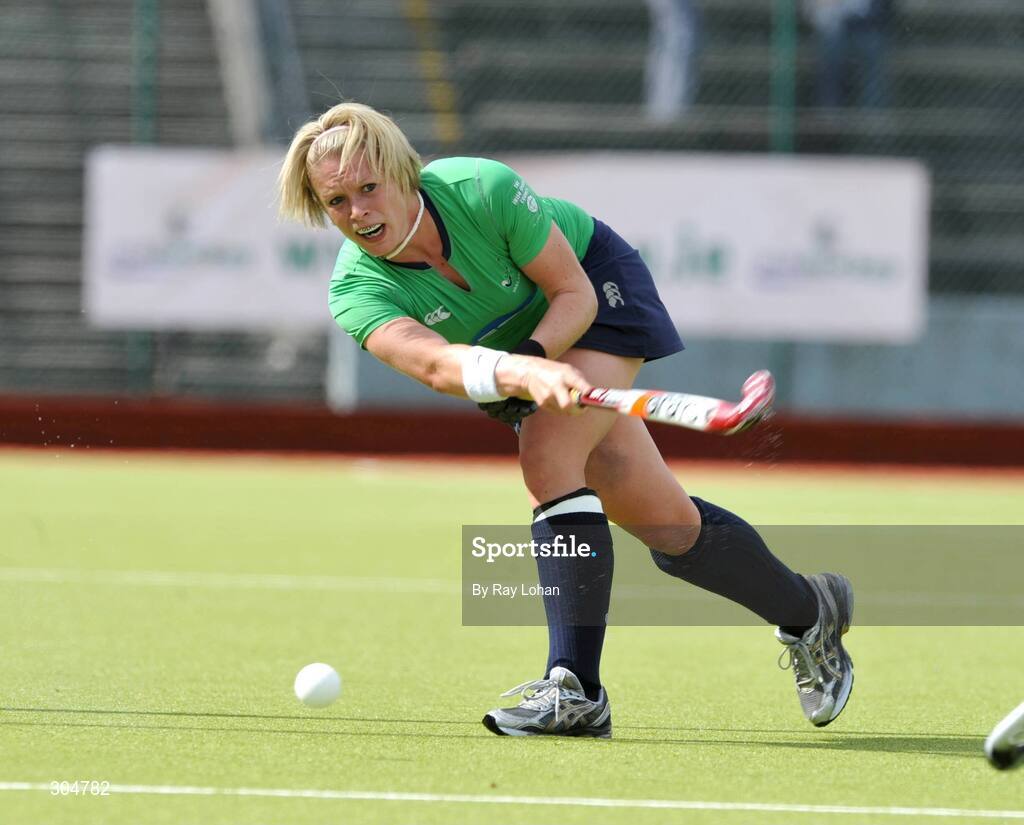 15 June 2008; Nikki Symmons, Ireland. Women's Setanta Sports Trophy, Ireland v South Africa, National Hockey Stadium, UCD, Belfield. Picture credit: Ray Lohan / SPORTSFILE *** Local Caption ***