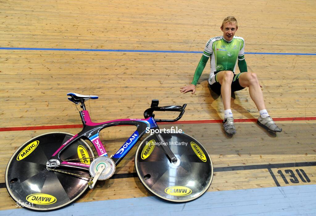 23 June 2008; Cyclist David O'Loughlin. Wales National Velodrome, Newport, Wales. Picture credit: Stephen McCarthy / SPORTSFILE