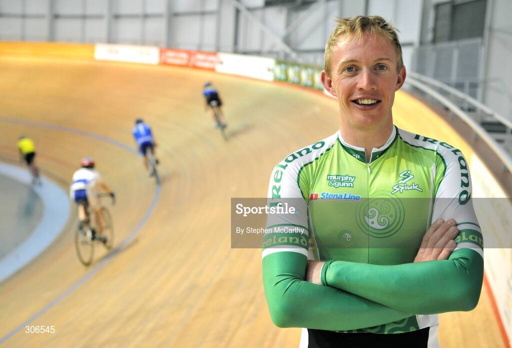 23 June 2008; Cyclist David O'Loughlin. Wales National Velodrome, Newport, Wales. Picture credit: Stephen McCarthy / SPORTSFILE