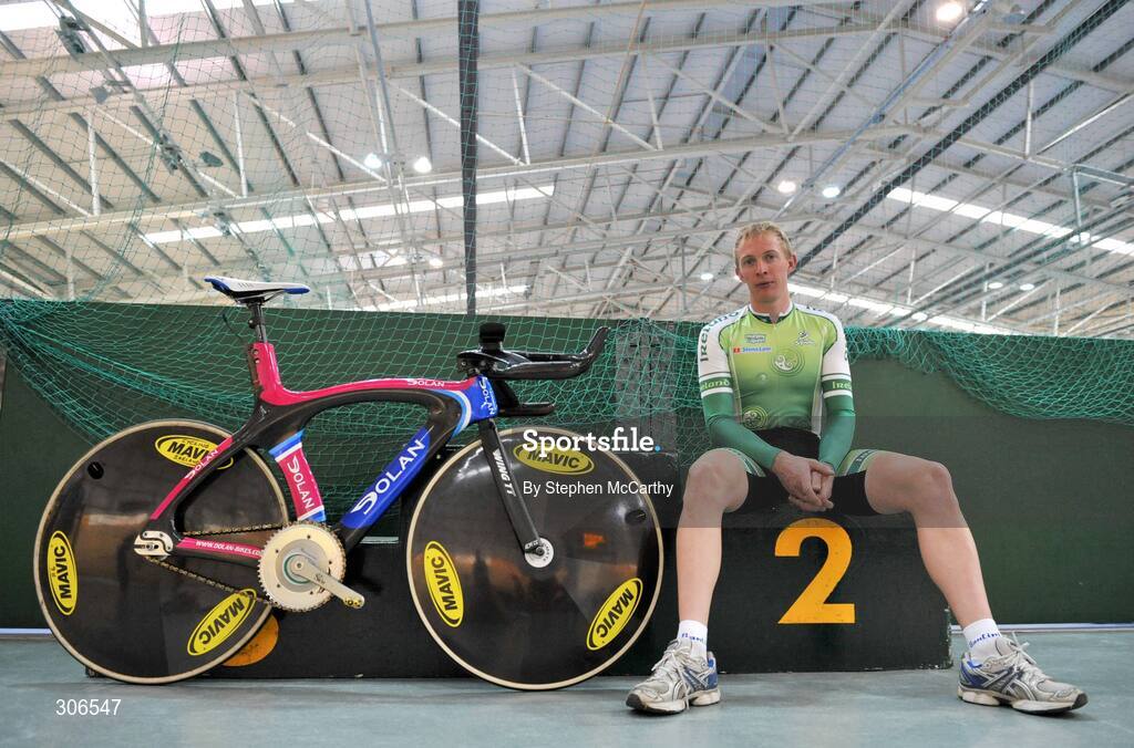 23 June 2008; Cyclist David O'Loughlin. Wales National Velodrome, Newport, Wales. Picture credit: Stephen McCarthy / SPORTSFILE