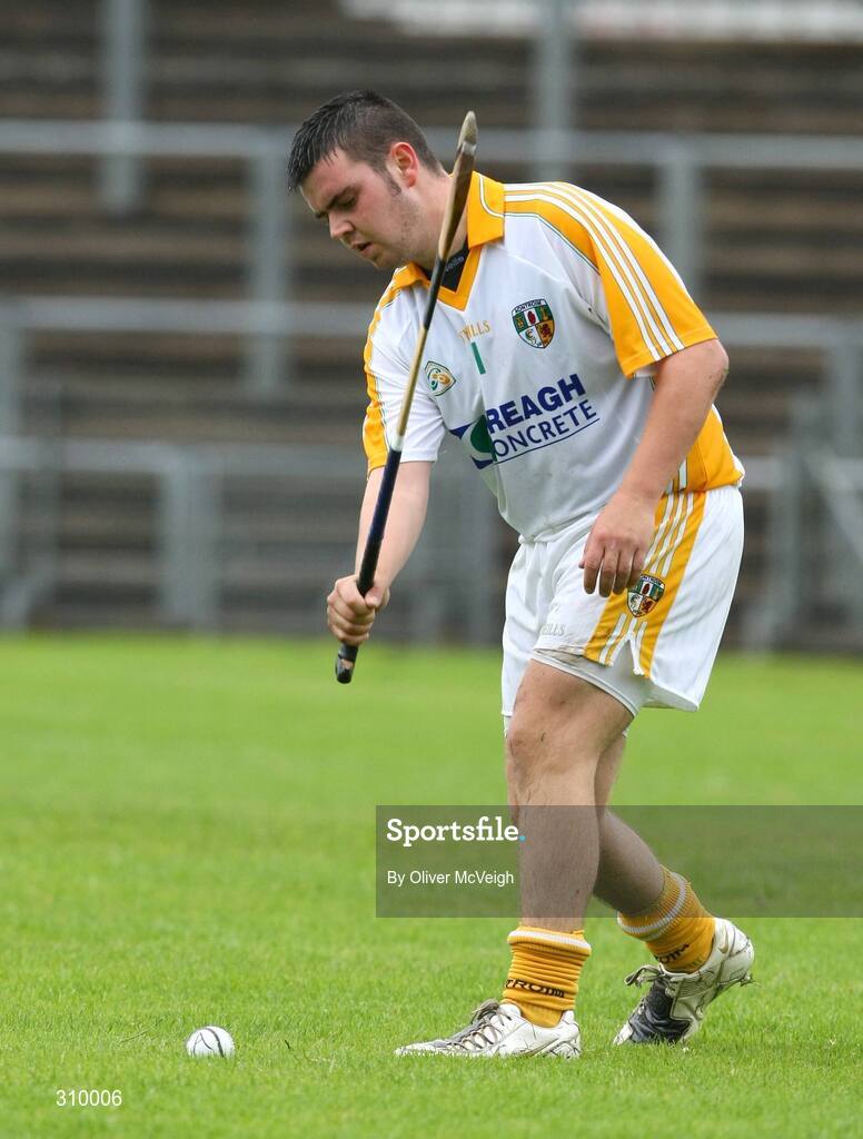 28 June 2008; Ryan McGarry, Antrim. All-Ireland Senior Championship Qualifier, Round 1, Antrim v Galway, Casement Park, Belfast, Co. Antrim. Picture credit: Oliver McVeigh / SPORTSFILE