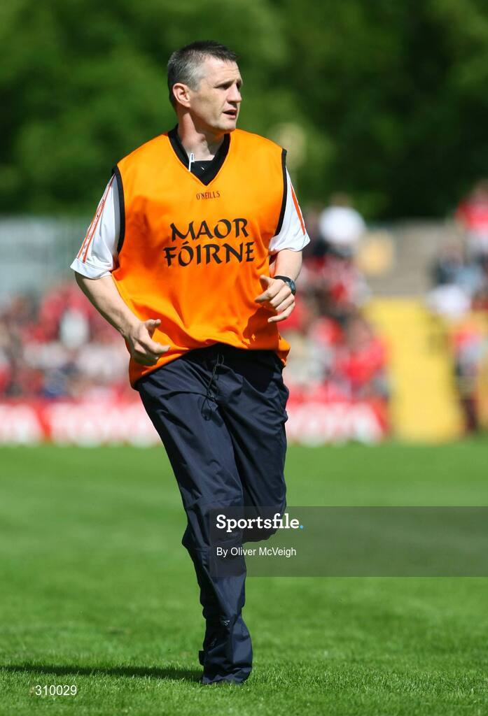 29 June 2008; Armagh selector Benny O'Kane. GAA Football Ulster Senior Championship Semi-Final, Down v Armagh, St Tighearnach's Park, Clones, Co. Monaghan. Picture credit: Oliver McVeigh / SPORTSFILE