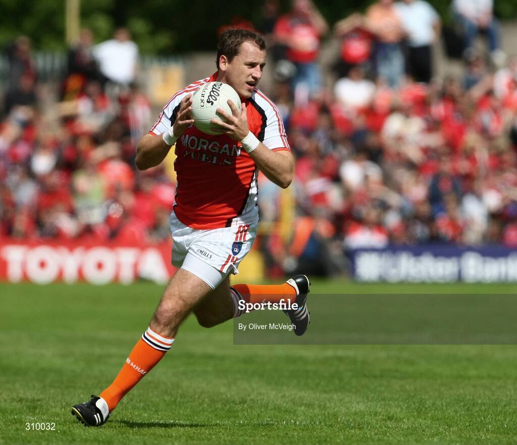 29 June 2008; Paddy McKeever, Armagh. GAA Football Ulster Senior Championship Semi-Final, Down v Armagh, St Tighearnach's Park, Clones, Co. Monaghan. Picture credit: Oliver McVeigh / SPORTSFILE