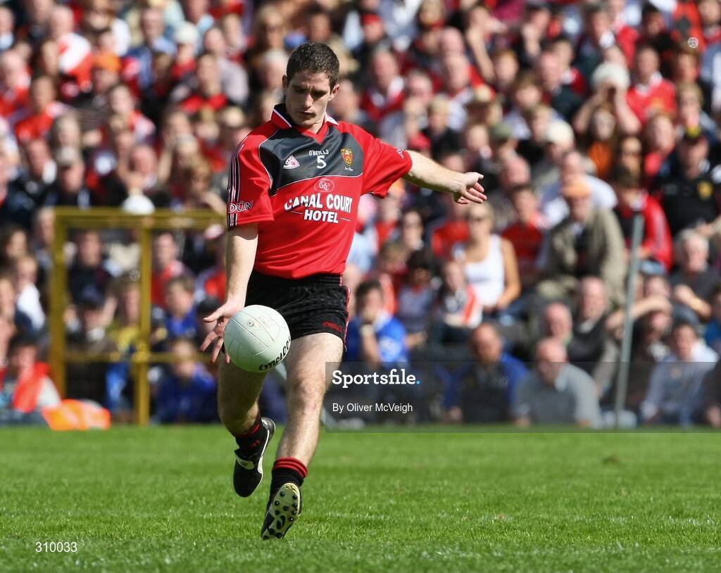 29 June 2008; Aidan Carr, Down. GAA Football Ulster Senior Championship Semi-Final, Down v Armagh, St Tighearnach's Park, Clones, Co. Monaghan. Picture credit: Oliver McVeigh / SPORTSFILE
