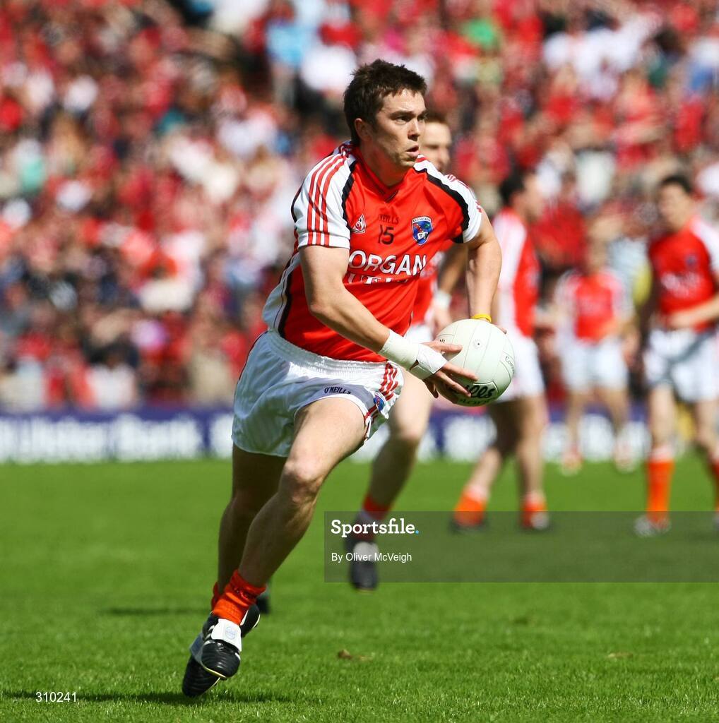 29 June 2008 Stephen Kernan, Armagh. GAA Football Ulster Senior Championship Semi-Final, Down v Armagh, St Tighearnach's Park, Clones, Co. Monaghan. Picture credit: Oliver McVeigh / SPORTSFILE