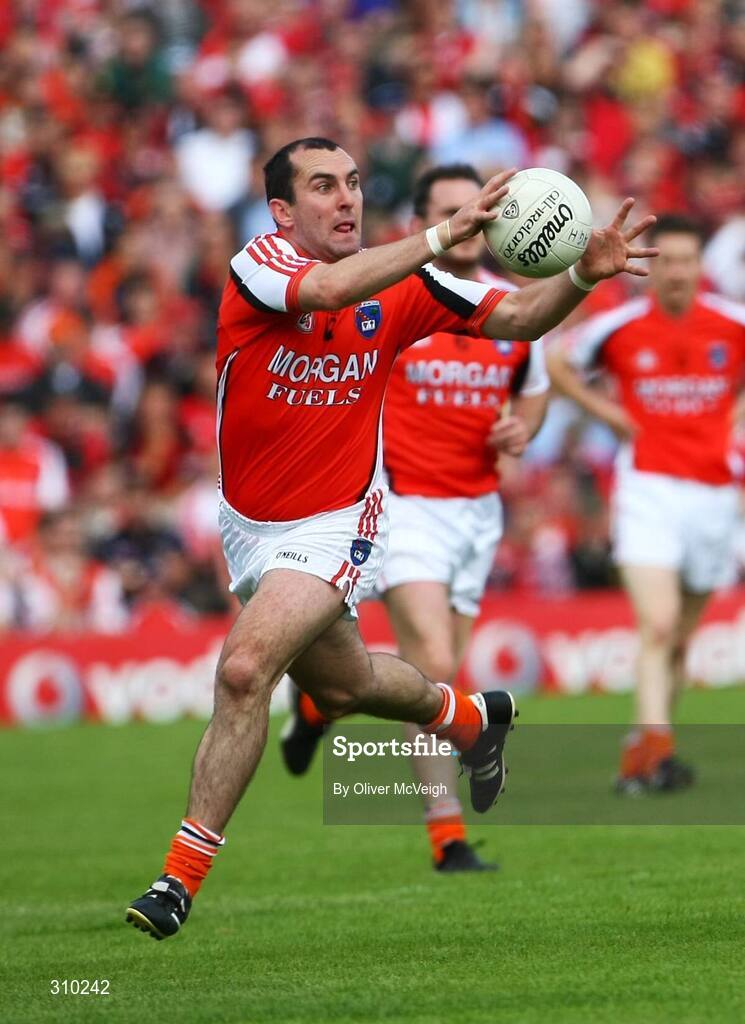 29 June 2008; Martin O'Rourke, Armagh. GAA Football Ulster Senior Championship Semi-Final, Down v Armagh, St Tighearnach's Park, Clones, Co. Monaghan. Picture credit: Oliver McVeigh / SPORTSFILE