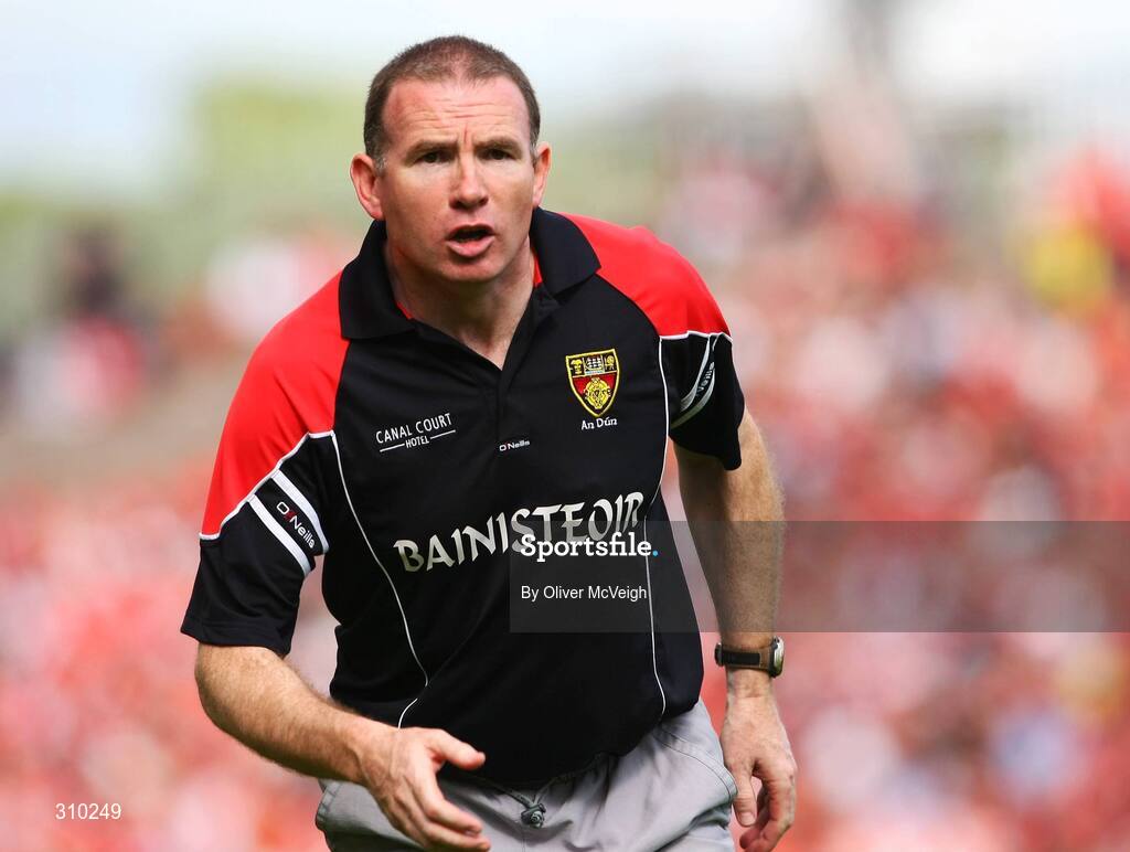 29 June 2008; Down joint manager Ross Carr. GAA Football Ulster Senior Championship Semi-Final, Down v Armagh, St Tighearnach's Park, Clones, Co. Monaghan. Picture credit: Oliver McVeigh / SPORTSFILE