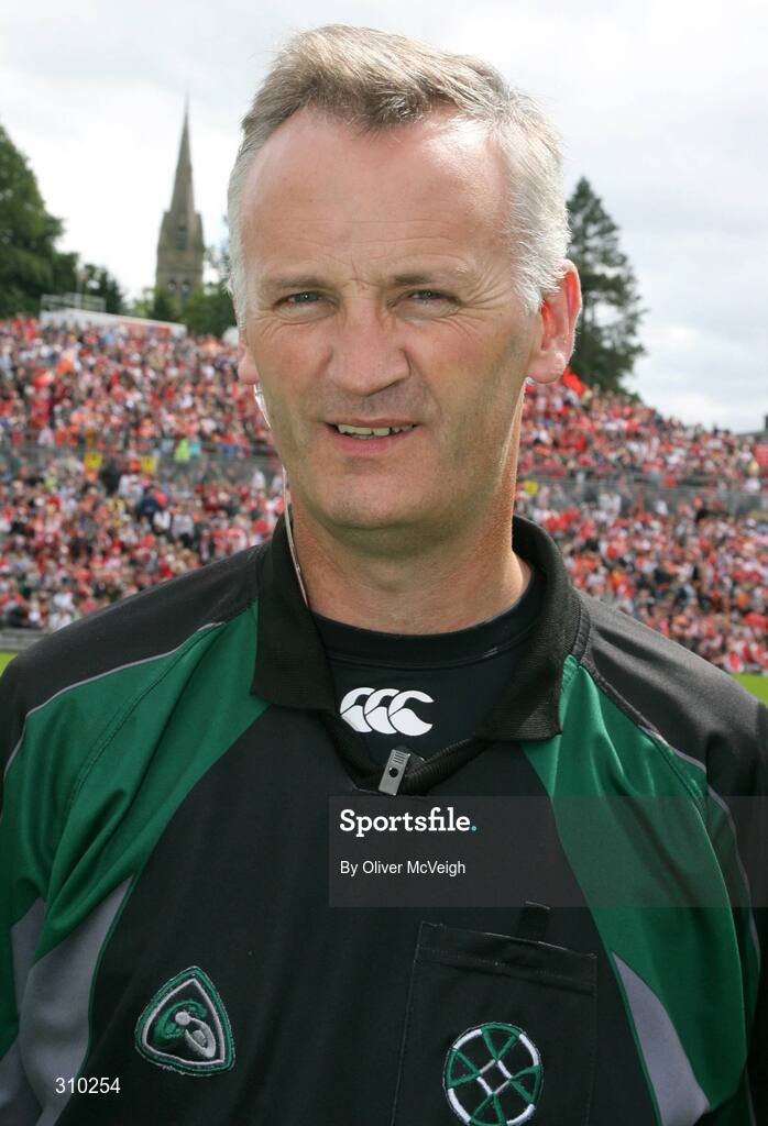 29 June 2008; Standby referee Jimmy White, Donegal. GAA Football Ulster Senior Championship Semi-Final, Down v Armagh, St Tighearnach's Park, Clones, Co. Monaghan. Picture credit: Oliver McVeigh / SPORTSFILE