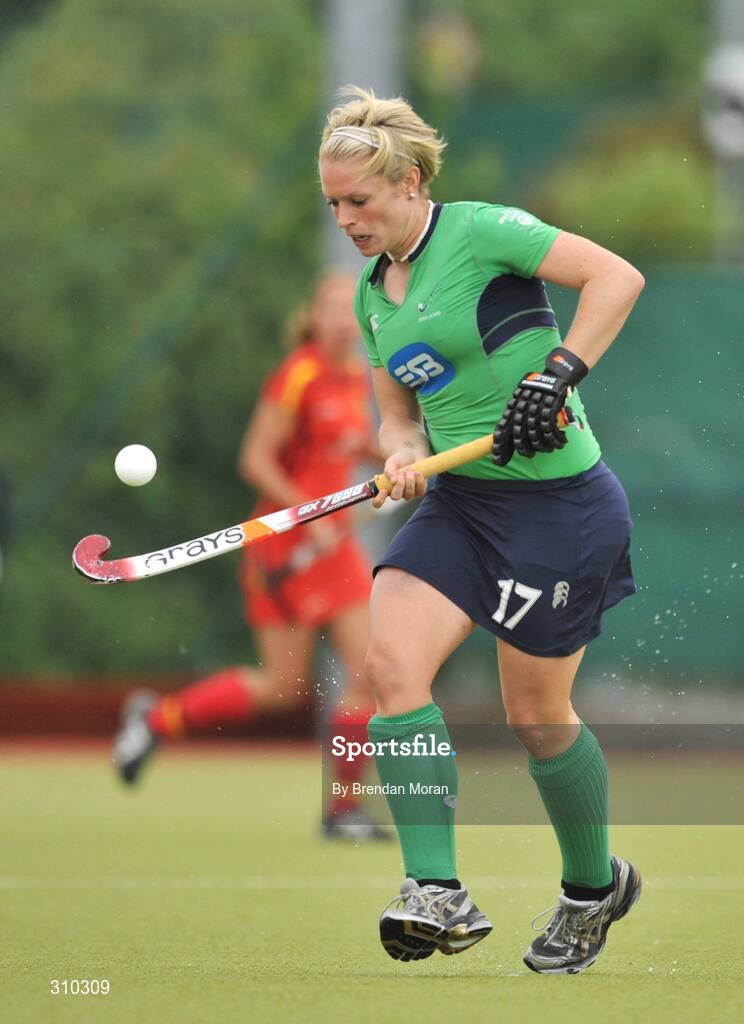 12 June 2008; Nikki Symmons, Ireland. Setanta Sports Trophy, Ireland v Germany, National Hockey Stadium, UCD, Belfield, Dublin. Picture credit: Brendan Moran / SPORTSFILE