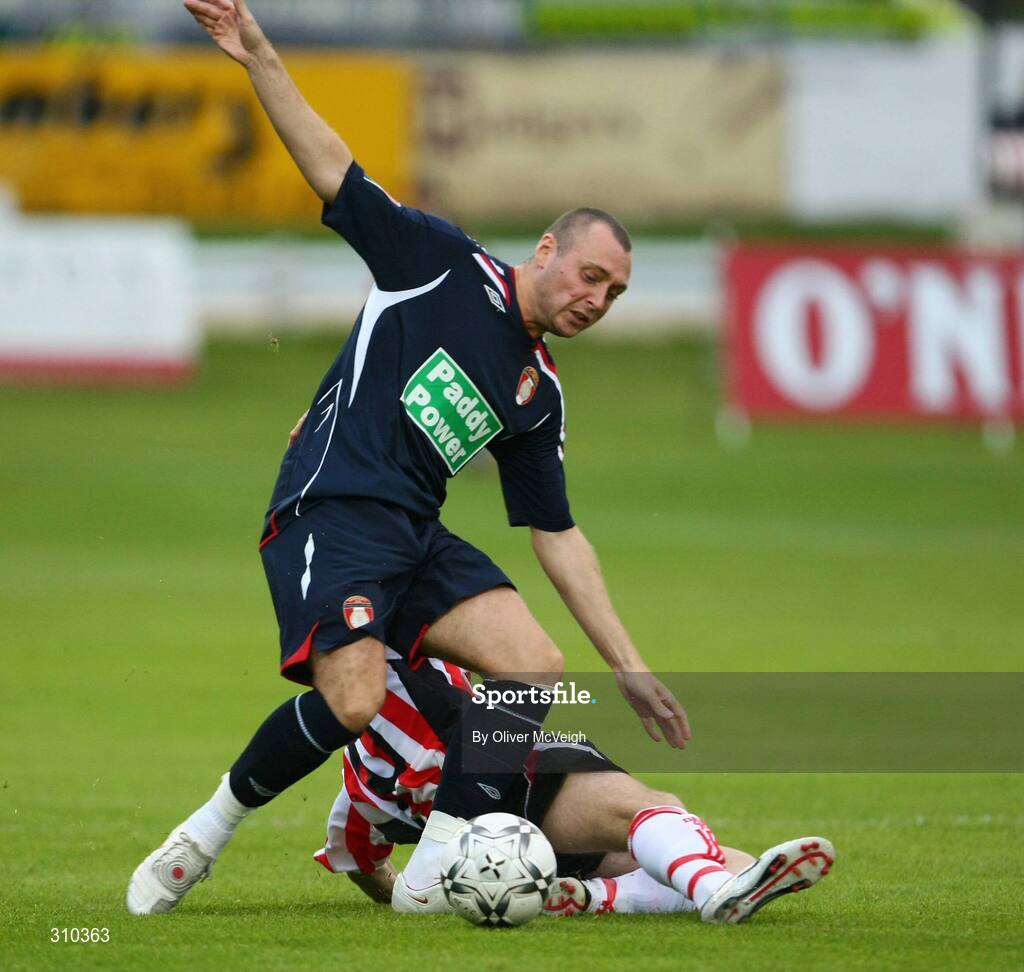 27 June 2008; Mark Quigley, St Patrick's Athletic. eircom league Premier Division, Derry City v St Patrick's Athletic, Brandywell, Derry. Picture credit: Oliver McVeigh / SPORTSFILE