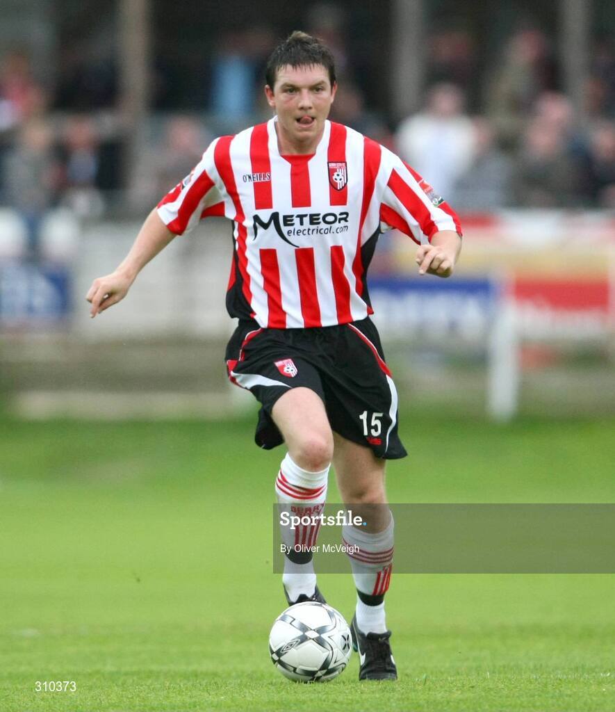 27 June 2008; Kevin Deery, Derry City. eircom league Premier Division, Derry City v St Patrick's Athletic, Brandywell, Derry. Picture credit: Oliver McVeigh / SPORTSFILE