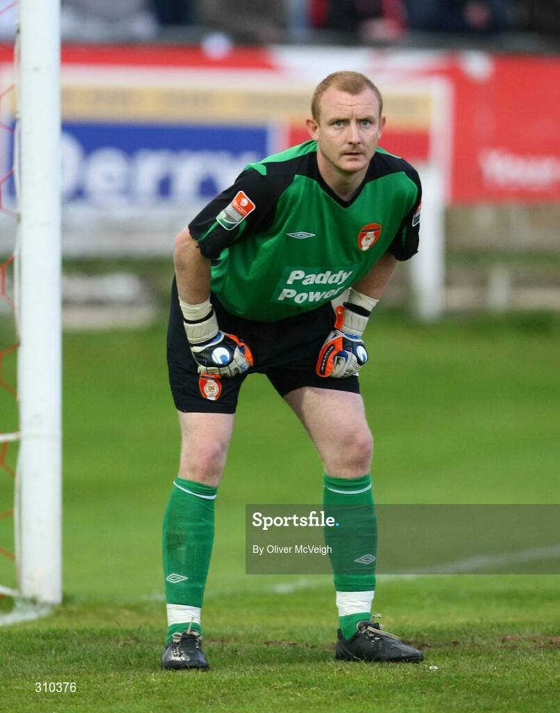 27 June 2008; Barry Ryan, St Patrick's Athletic. eircom league Premier Division, Derry City v St Patrick's Athletic, Brandywell, Derry. Picture credit: Oliver McVeigh / SPORTSFILE