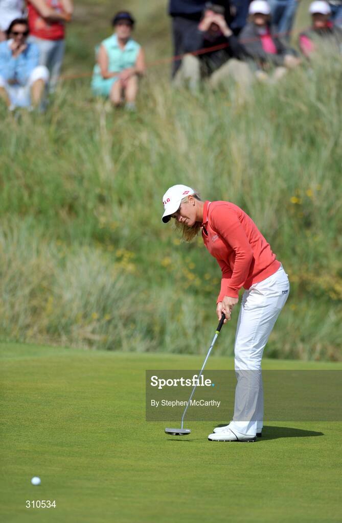 13 July 2008; x in action during the final round of the AIB Ladies Irish Open Golf Championship. Portmarnock Hotel and Golf Links, Co. Dublin. Picture credit: Stephen McCarthy / SPORTSFILE