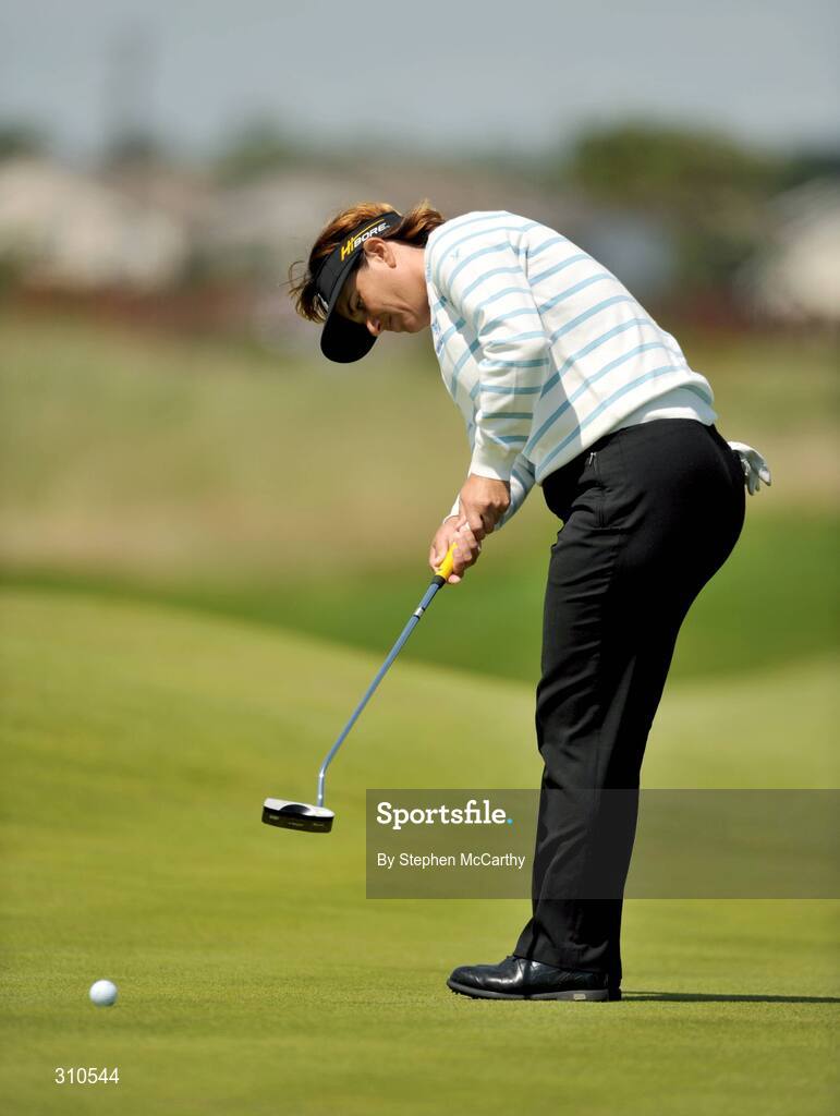 13 July 2008; Lynn Brooky, New Zealand, in action during the final round of the AIB Ladies Irish Open Golf Championship. Portmarnock Hotel and Golf Links, Co. Dublin. Picture credit: Stephen McCarthy / SPORTSFILE